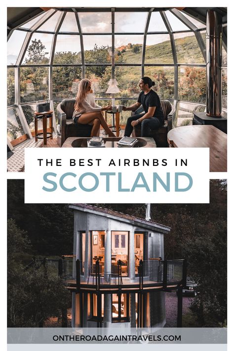 Best Scotland Airbnbs for 2021 Staycations - On The Road Again Travels Stay In A Castle, Scotland Vacation, Castles To Visit, Tiny Houses For Rent, Ireland Vacation, Luxury Cabin, Scottish Castles, Fairytale Castle, Unique Hotels