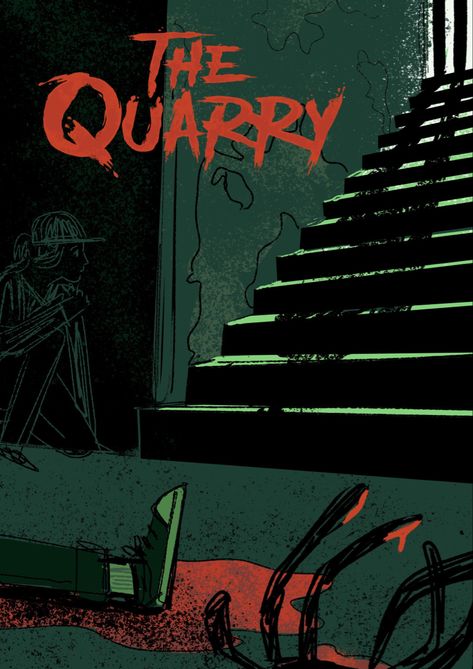 Art by Maria Ku The Quarry Werewolf Fanart, The Quarry Poster, The Quarry Werewolf, The Quarry Wallpaper, The Quarry Fanart, The Dark Pictures Anthology, Werewolf Games, Supermassive Games, The Quarry