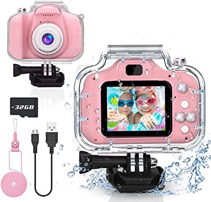 Pool Toys For Kids, Kids Digital Camera, Underwater Video, Cool Toys For Girls, Kids Camera, Waterproof Camera, Birthday Toys, Toy Camera, Pool Toys