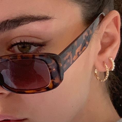 Leopard Sunglasses, Sunglasses Outfit, Trendy Glasses, Party Sunglasses, Retro Glasses, Vogue Eyewear, Trendy Sunglasses, Square Sunglasses Women, Fashion Sunglasses