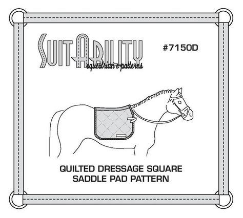 Pre Quilted Fabric, Horse Show Clothes, Dressage Saddle Pad, Horse Ideas, Sewing To Sell, Horse Costumes, Sewing Things, Horse Gear, Dressage Saddle