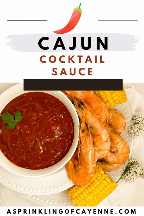 Cajun cocktail sauce injects a few south Louisiana-inspired touches into the classic ketchup, Worcestershire sauce, lemon juice, and horseradish base. This super luscious and extremely flavorful sauce is perfect for jazzing up your boiled seafood with common ingredients you likely already have on hand. #cocktailsauce #cocktailsaucerecipes #Cajuncocktailsauce #Cajunsauce #sauceforseafood #sauceforboiledseafood Boiled Seafood, Low Carb Cajun, Cajun Remoulade, Heinz Chili Sauce, Cocktail Sauce Recipe, Seafood Dinners, Cajun Sauce, Shrimp Sauce, Cajun Food