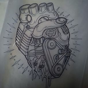 Streetbike Tattoo, Car Parts Tattoo, Car Enthusiast Tattoo, Tattoo Ideas Drawings, Biomech Tattoo, Engine Tattoo, Motor Tattoo, Tool Tattoo, Mechanic Tattoo