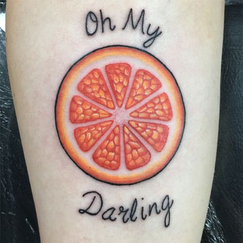 Oh my darling clementine in honor of my Nonno Clementine Tattoo, Oh My Darling Clementine, My Darling Clementine, Orange Tattoo, Friday The 13th Tattoo, Darling Clementine, Ancient Tattoo, 13 Tattoos, Beach Tattoo