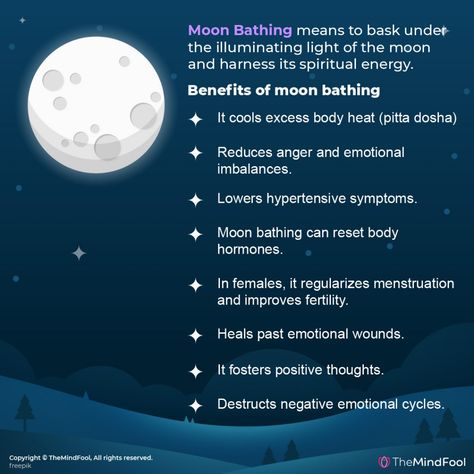 Moon Bath : Complete Guide | TheMindFool Moon Bath Ritual, Moon Bathing, Full Moon Bath, Moon Aquarius, Sun Vibes, Full Moon Meditation, Moon Meditation, 9 Planets, Inspired Action