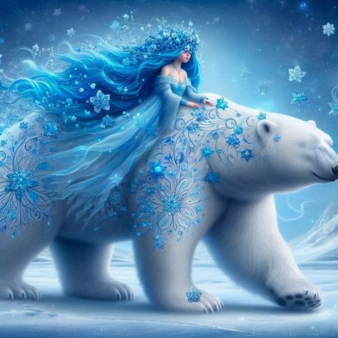 ❄️Princess Alvia of Feelia.❄️ #Ai #artgallery #digitalart #enchanted #forest #beauty #polarbear #roses #butterflies #magical #snow #fantasy #winter #imaginary #creative #princess #Royalty Supernatural Men, Snow Magic, Fantasy Winter, Princess Royalty, Amy Brown, Inspo Pics, Fantasy Male, Fantasy Clothing, Enchanted Forest