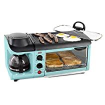 Check this out at Amazon Blue Toaster, Breakfast Station, Breakfast Maker, Breakfast Meat, Reusable Coffee Filter, Hot Sandwich, Frozen Pizza, Coffee Scoop, Glass Carafe