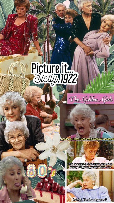 The Golden Girls Golden Girls Wallpaper, Good Morning Love Gif, Movie Collage, Richard Pryor, Girls Wallpaper, Golden Life, The Golden Girls, Girls Magazine, Stay Golden