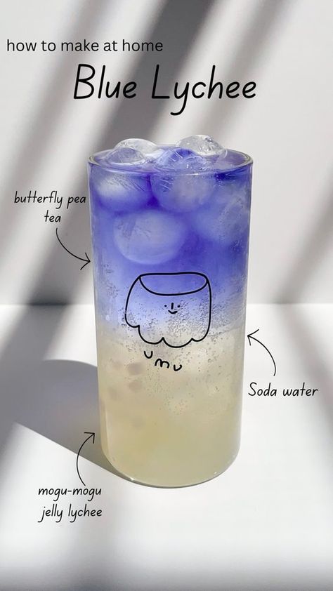 How To Make Aesthetic Drinks, Chinese Drink Recipes, Asian Drink Recipes, Drink Ideas Nonalcoholic, Aesthetic Drinks Recipe, Types Of Drinks, Drink Cafe, Soft Drinks Recipes, Cafe Drinks