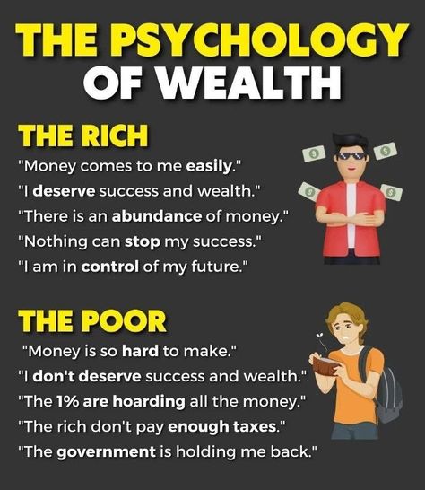 Difference between rich and poor and their way of thinking Financial Advisor Career, Business Books Worth Reading, Get Paid Online, Self Help Skills, Financial Prosperity, Financial Fitness, Money Strategy, Affiliate Marketing Training, Money Management Advice