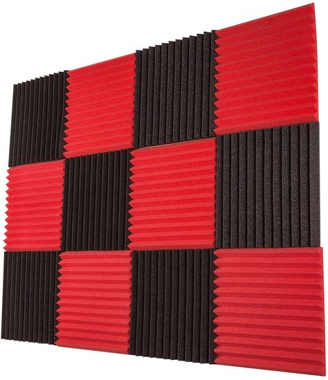 This is a cool looking checkerboard design for the home theater. Super cool design. Acoustic Panels Studio, Studio Foam, Soundproofing Material, Soundproof Room, Wet Felting Projects, Sound Dampening, Recorder Music, Studio Recording, Easy Ideas