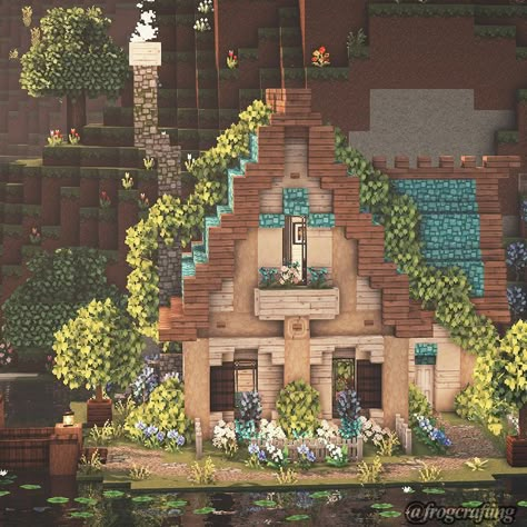 Cute Birch Wood Minecraft Houses, Oh The Biomes Youll Go Minecraft House, Cottage Core Village Minecraft, Pretty Minecraft, Minecraft Tricks, Minecraft Aesthetics, Minecraft Cottagecore, Minecraft Dream, Cottagecore Minecraft