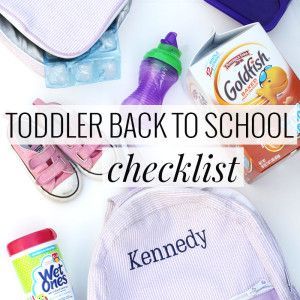 Toddler Back to School Checklist Preschool Checklist, Back To School Checklist, School Suplies, School Must Haves, School Checklist, Toddler School, School List, Back To School Hacks, School Supplies List