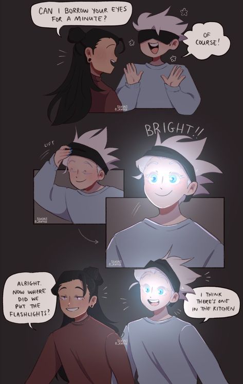 ❱ Portable light source 🔦
  #呪術廻戦 #JujutsuKaisen Ju Jitsu, Anime Funny Moments, Anime Jokes, Fanarts Anime, Anime Ships, Funny Anime Pics, I'm A Simp, Cute Doodles, Cute Anime Couples