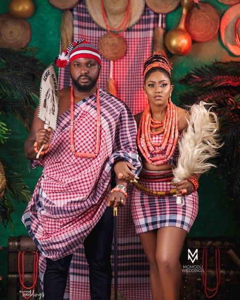 You’ve Got to See Adewale & Kani’s Double Traditional Wedding in Calabar Igbo Traditional Wedding, Nigerian Traditional Wedding, Igbo Wedding, African Traditional Wedding Dress, African Wedding Attire, African Bride, Traditional Wedding Attire, African Traditional Wedding, Traditional Marriage