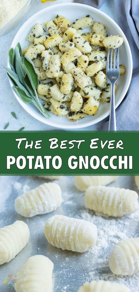 Easy Potato Gnocchi, Homemade Potato Gnocchi Recipes Easy, Rice Flour Gnocchi, Light Easy Soup Recipes, Homemade Potato Garlic Gnocchi, Potatoes Gnocchi Recipes, Homemade Gnocchi Recipes Easy, Best Gnocchi Recipes Pasta Sauces, How To Make Potato Gnocchi