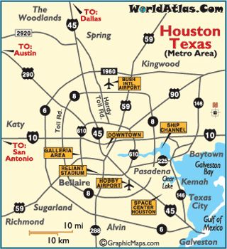 Houston, Texas city map Houston Vacation, Texas Map With Cities, Austin Texas Travel, Houston Map, Houston Travel, Explore Houston, Houston Homes, Texas Trip, Personal Thoughts