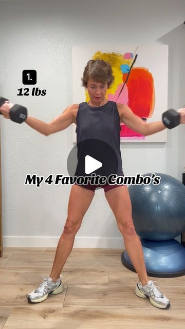 Full Body Workout Moves, Combo Move Workouts, Combo Moves With Weights, One Exercise Full Body Workout, One Move Full Body Workout, Beginner Workout With Weights, Combination Workouts, Workouts Hitt, Fitness Training Workouts