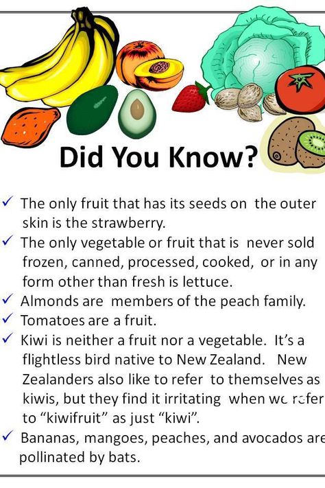 Fun food facts Odd Facts, Fruit Facts, Pinterest Food, Fun Facts For Kids, Health Facts Food, Fun Fact Friday, Healthy Facts, Kids Healthy, Healthy Food Facts