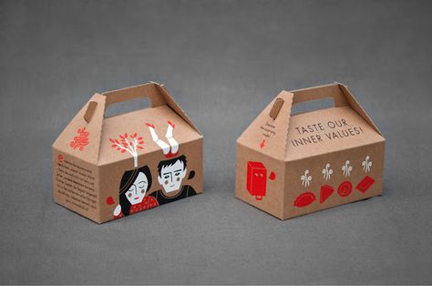 Packaging of the World: Creative Package Design Archive and Gallery: The Inside (Student Project) Packaging Design Dieline, Turban Illustration, Egg Packaging, Food Box Packaging, Berlin Design, Dessert Packaging, Cake Packaging, Creative Package, Box Packaging Design