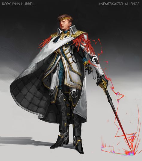 ArtStation - NEMESISARTCHALLENGE 1 Villain: Supreme Lord Kerall, Kory Lynn Hubbell Villain Character, Fiction Idea, Arte Cyberpunk, Spaceship Design, Character Collection, Cyberpunk Art, Armor Concept, Space Opera, Character Design Male