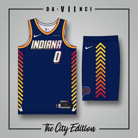 INDIANA PACERS x NIKE City Edition Concept on Behance Basketball Jersey Design Ideas Sports, Indiana Pacers Jersey, Cool Basketball Jerseys, Nike Basketball Jersey, Best Basketball Jersey Design, Basketball Jersey Outfit, Basketball Logo Design, Custom Basketball Uniforms, Nba Uniforms