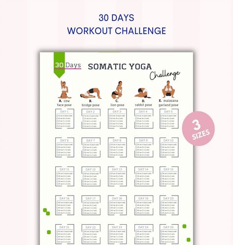 Transform your yoga practice with our 30-Day Somatic Yoga Digital Planner. This guide is designed to help you integrate somatic movements and mindfulness into your daily routine, enhancing both your physical and mental well-being. The planner is easy to use on any device, making it perfect for at home or on-the-go practice. Whether you're a beginner or an ex...#the #Through #NutritionTips #Embodied #Within #Unleashing #Wisdom #Somatic #Practice #FitnessTips #Yoga #Wellness #SelfCare #FitLife 28 Day Somatic Workout Plan, Somatic Workout Plan, Somatic Yoga, Mindful Lifestyle, Garland Pose, Somatic Healing, Somatic Therapy, Wall Workout, 30 Day Fitness