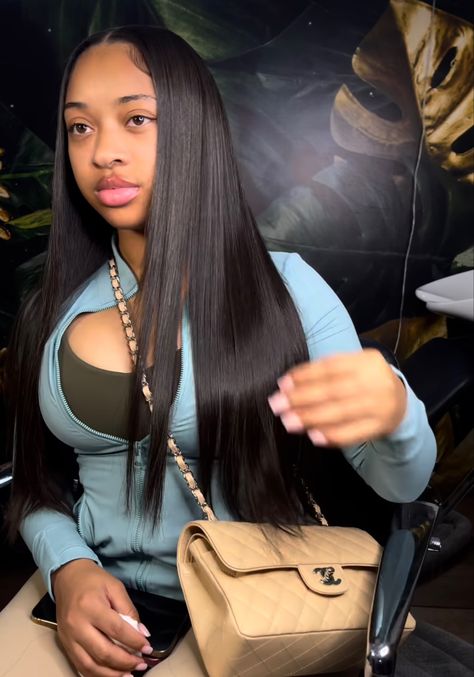 Long Hair Inspo, India Royale, Sew In Wig, Sew In Hairstyles, Quick Natural Hair Styles, Quick Weave Hairstyles, Flat Iron Hair Styles, Quick Weave, Dope Hairstyles