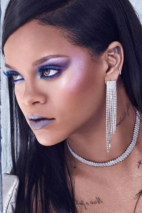 Things Are Heating Up This Winter: Here’s a First Look at Fenty Beauty’s Holiday Collection Rihanna Makeup, Rihanna Fenty Beauty, Crystal Tassel Necklace, Makeup Charts, Bad Gal, Rihanna Fenty, Make Up Looks, Model Style, Animal Farm