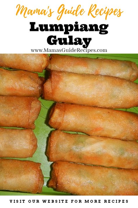 Lumpia Togue Recipe, Lumpia Gulay Recipe Filipino, Lumpiang Togue Recipe, Lugaw Recipe Filipino Food, Lumpia Togue, Lumpiang Gulay Recipe, Tupig Recipe, Gulay Recipe, Lumpiang Gulay