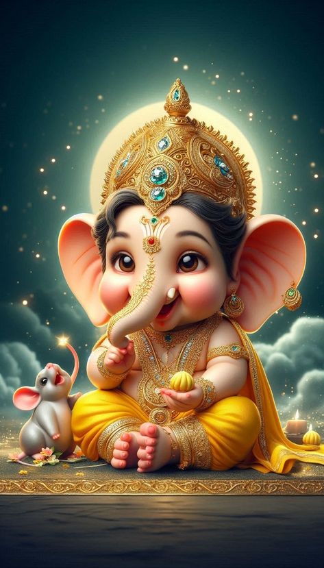 Lord Ganesha Cute Wallpapers, Wallpapers Of God, Cute Lord Ganesha Pics, God Ganesh Hd Wallpaper, Little Ganesh, God Ganesha Hd Wallpapers, Cute Ganpati, Gannu Bappa, Little Ganesha Cute Hd Wallpaper