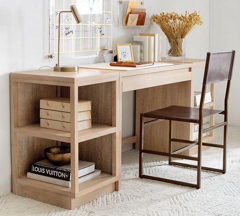 Home Office Ideas - Life On Virginia Street Side Table With Study Table, 2 Shelf Bookcase, Wood Desks, Upholstered Desk Chair, Modular Desk, Kids Office, Dream Office, Open Bookcase, Lateral File Cabinet