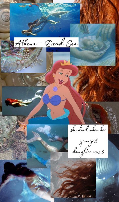 Athena the little mermaid aesthetic disney Ariel The Sea Aesthetic, Ariel Aesthetic, Sea Aesthetic, Book Crafts Diy, Disney Fairy, Mermaid Dreams, Mermaids And Mermen, Aesthetic Moodboard, Cartoon Profile Pictures