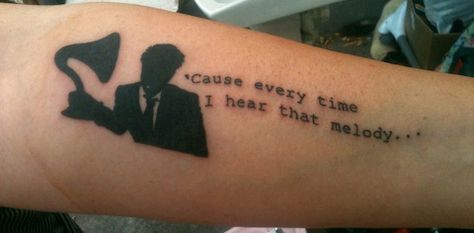 Tom Waits tattoos Tom Waits Tattoo, Tattoo Ideas Inspiration, Tom Waits, Arabic English Quotes, Broken Dreams, The Howling, Clockwork Orange, Tangier, New Tattoo