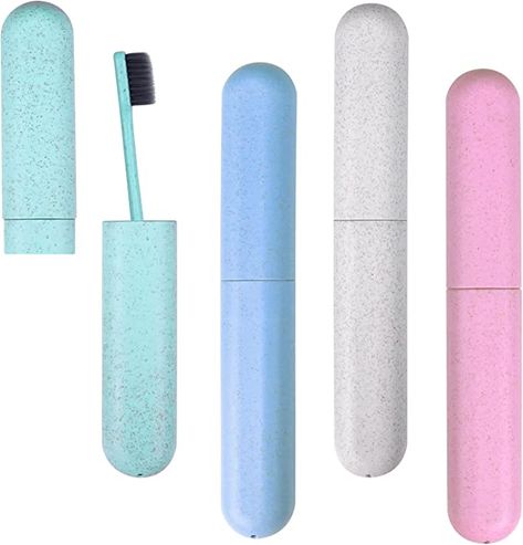 Amazon.com: 4 Pack Toothbrush Travel Case, Hooqict Portable Breathable Travel Toothbrush Holder for Camping, Home, School, Business : Health & Household College Dorm List, Travel Toothbrush Holder, Toothbrush Travel, Toothbrush Accessories, Toothbrush Travel Case, Toothbrush Case, Toothbrush Storage, Travel Container, Travel Toothbrush