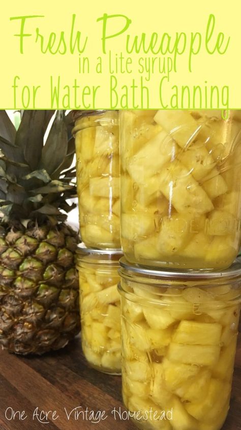 Canning Pineapple, Preserving Fruit, Pineapple Jam, Canning 101, Canning Fruit, Home Canning Recipes, Canned Food Storage, Canning Recipe, Canning Tips