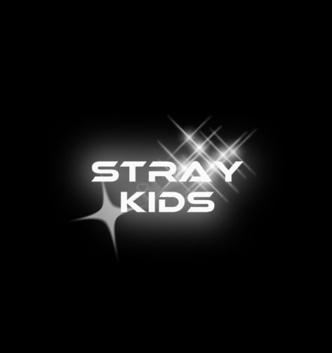 Straykids Logo Aesthetic, Skz Logo Aesthetic, Stray Kids Black Aesthetic, Stray Kids Logo Aesthetic, Stray Kids Widget, Straykids Logo, Kids Widgets, Skz Logo, Skz Widgets