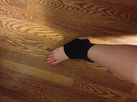 Sprained ankle Sprained Ankle Snapchat, Sprained Leg, Sprained Ankle, Ballet Dance, Snapchat, Dance Shoes, Sport Shoes, Medical, Band