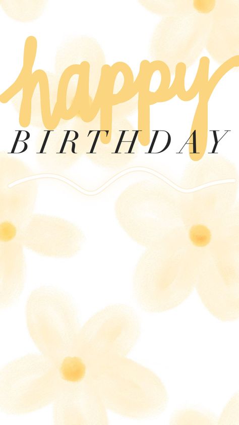 Happy Birthday Yellow Background, It's My Birthday Instagram Story, Birthday Song Lyrics, It's My Birthday Instagram, Bday Background, Birthday Chart Classroom, Birthday Story, Birthday Icon, Happy Birthday Text