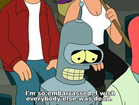 How I feel when I realize I did something really stupid Futurama Quotes, Philip J Fry, Futurama Bender, Matt Groening, Futurama, Girls Life, The Simpsons, How I Feel, Cartoon Character