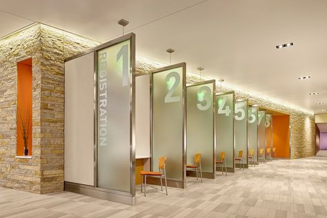 Mosa Tiles Define New Wisconsin Healthcare Facility by CannonDesign Design Definition, Healthcare Interior Design, Medical Office Design, Lobby Interior Design, Interior Design Portfolios, Clinic Interior Design, Hospital Interior, Dental Office Design, Modern Office Design