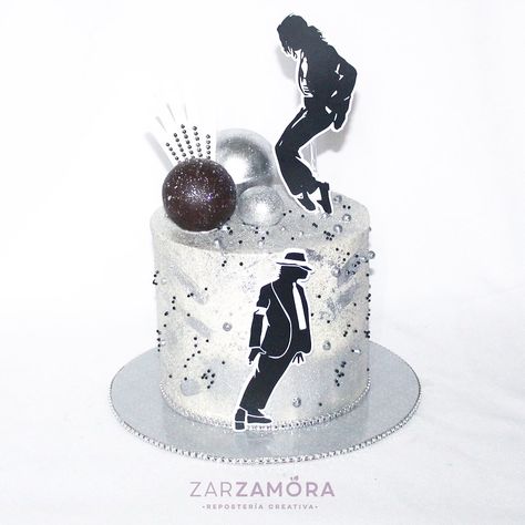 Michael Jackson Birthday Theme, Michael Jackson Birthday Party, Michael Jackson Cake, Michael Jackson Party, Michael Jackson Outfits, Birthday Cale, Looney Tunes Wallpaper, Dance Cakes, Michael Jackson Art