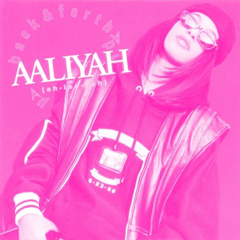 edited by me!♡ Hot Pink Widgets, Aaliyah Pink, Y2k Pink Wallpaper, 90s Pink Aesthetic, Pink Y2k Aesthetic, Aaliyah Aesthetic, Y2k Stuff, Pfp Pictures, Black Female Artists