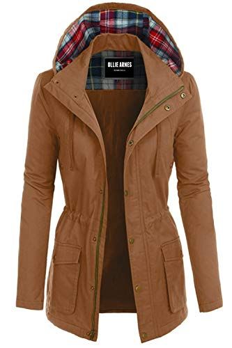 Ollie Arnes Women's Versatile Utilitarian Warm Anorak Drawstring Parka Jacket 552_ Camel S Best Winter Coats USA Winter Outfits College, Womens Anorak Jacket, Cute Winter Coats, Winter Outfits For School, Best Winter Coats, Winter Outfits For Girls, Classy Winter Outfits, Anorak Jacket, Parka Jacket