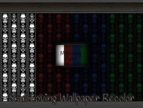 Sims 4 Cc Goth, Ts4 Builds, Vampire Stuff, Gothic Type, Gothic Bathroom, Skull Bedding, Goth Halloween, Goth Wallpaper, Gothic Wallpaper