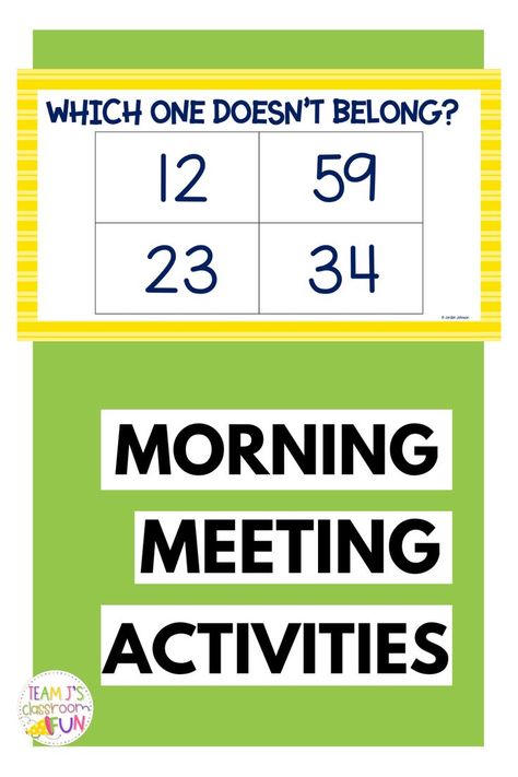 Transform your mornings with engaging and fun Morning Meeting Activities! 🌞✨ Dive into our latest blog post for a treasure trove of creative ideas and interactive games that will energize your classroom. From icebreakers to team-building exercises, discover innovative ways to kickstart your day positively. Click to read and bring excitement back to your morning routine! Which One Doesnt Belong, Morning Meeting Activities, Meeting Activities, Mystery Word, Team Building Exercises, Leader In Me, Interactive Games, Ela Activities, Icebreakers