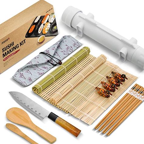 Cooked Sushi Rolls, Sushi Tools, Sushi Bazooka, Sushi Machine, Sushi Roller, Sushi Making Kit, Sushi Knife, Sushi Rolling, Make Your Own Sushi