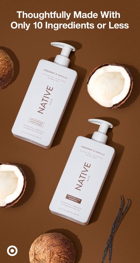 Thoughtfully made with only 10 ingredients or less. Shop new Native hair care items, only at Target. Native Hair Care, Native Hair Products, Native Hair, Black Hair Short Cuts, Fragrance Ad, Lazy Hairstyles, Summer Stuff, Stylist Tattoos, Game Day Hair