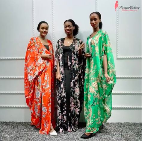 5 African Style Dresses to Add to Your Wardrobe Right Now Kimono Hijab, Cardigan Hijab, Abaya Mode, African Kimono, Abaya Kimono, Dubai Abaya, Kaftan Abaya, Dress African, Muslim Dress