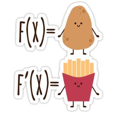 Potato Sticker, Math Doodles, Distance Formula, Math Professor, Math Quotes, Math Jokes, Social Studies Teacher, Positive Words Quotes, A Potato